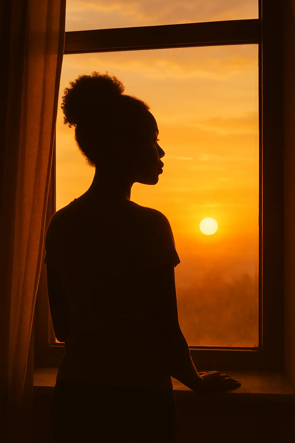 Looking through the window